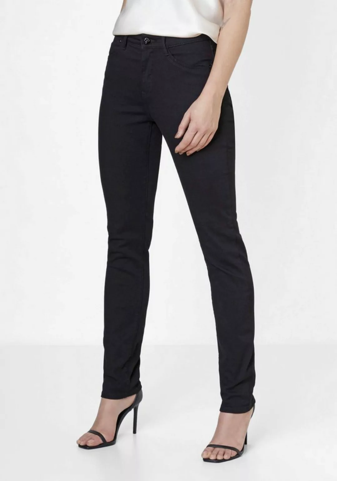 Paddock`s Damen Jeans Pat - Slim Fit - Schwarz - Black günstig online kaufen