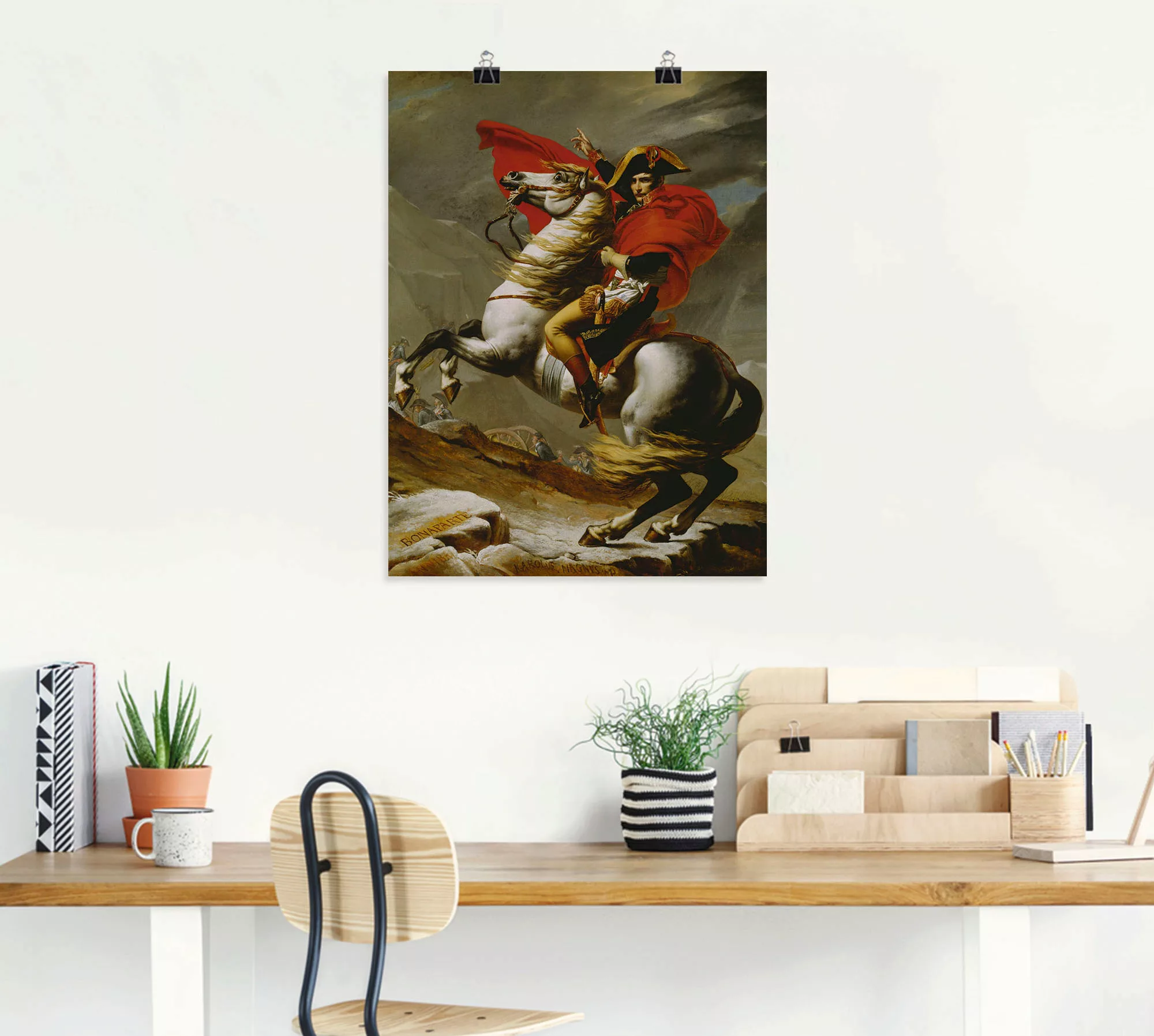 Artland Wandbild "Napoleon bei der Überquerung der Alpen.", Menschen, (1 St günstig online kaufen