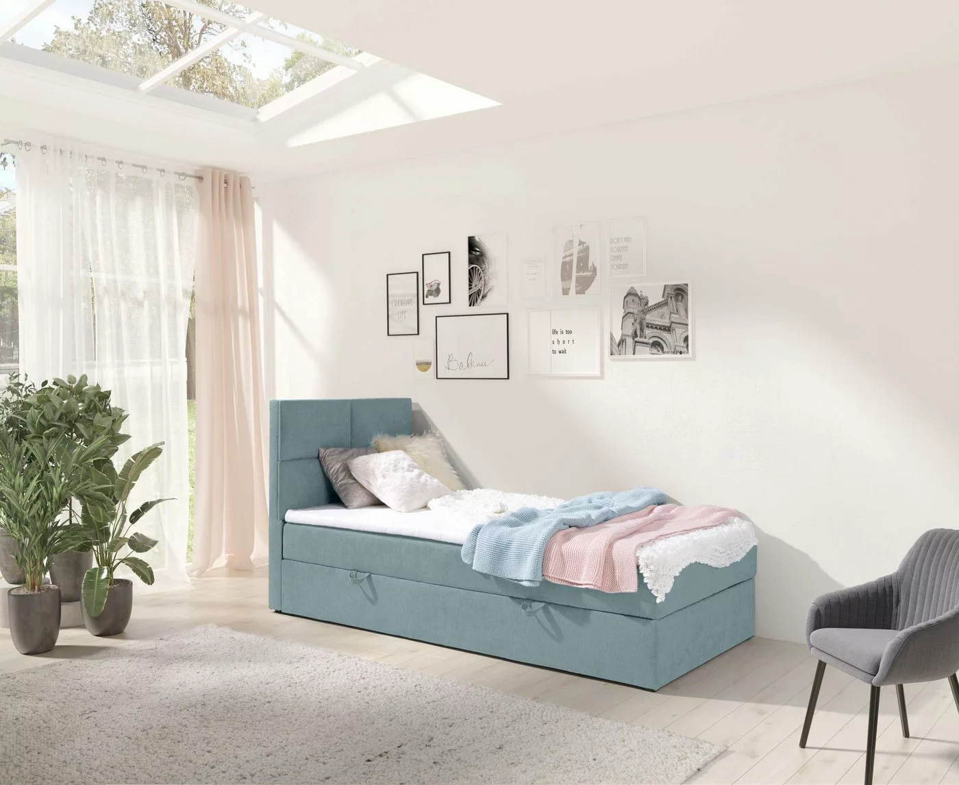 99rooms Boxspringbett Larni (Schlafzimmerbett, Bett), Design günstig online kaufen