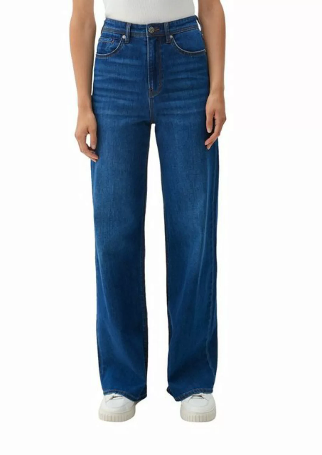 s.Oliver Bequeme Jeans s.Oliver Jeans Suri mit Wide Leg in Blue (1-tlg) Fiv günstig online kaufen