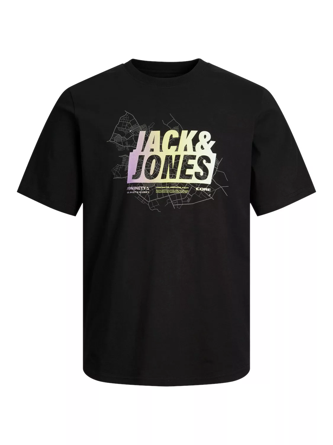 Jack & Jones Herren Rundhals T-Shirt JCOMAP SUMMER LOGO - Regular Fit günstig online kaufen