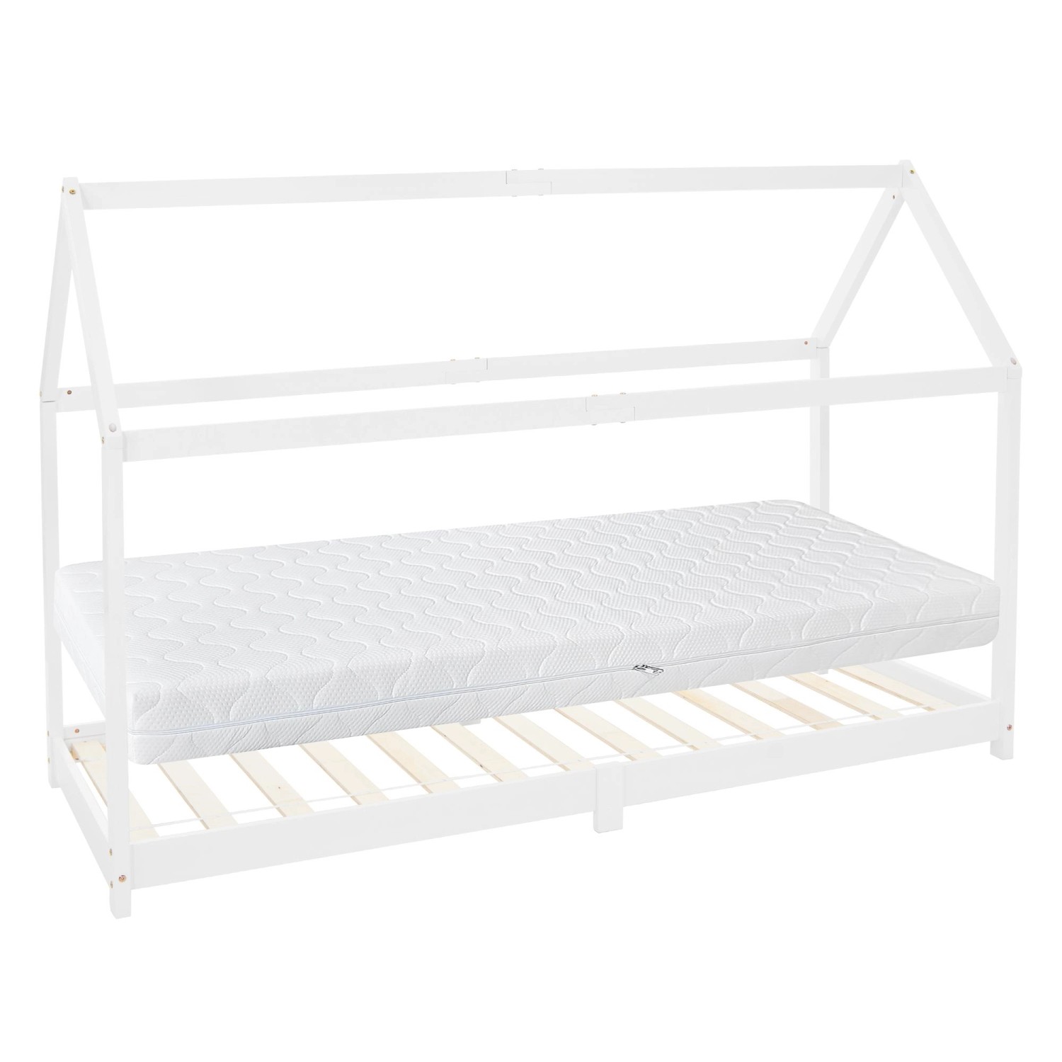 ML-DESIGN Spielbett Hausbett Kinderbett inkl. Lattenrost günstig online kaufen