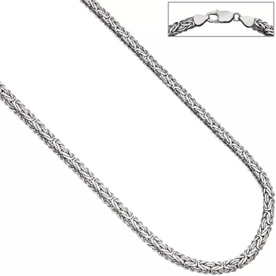 SIGO Königskette oval 925 Sterling Silber 45 cm Kette Halskette Silberkette günstig online kaufen