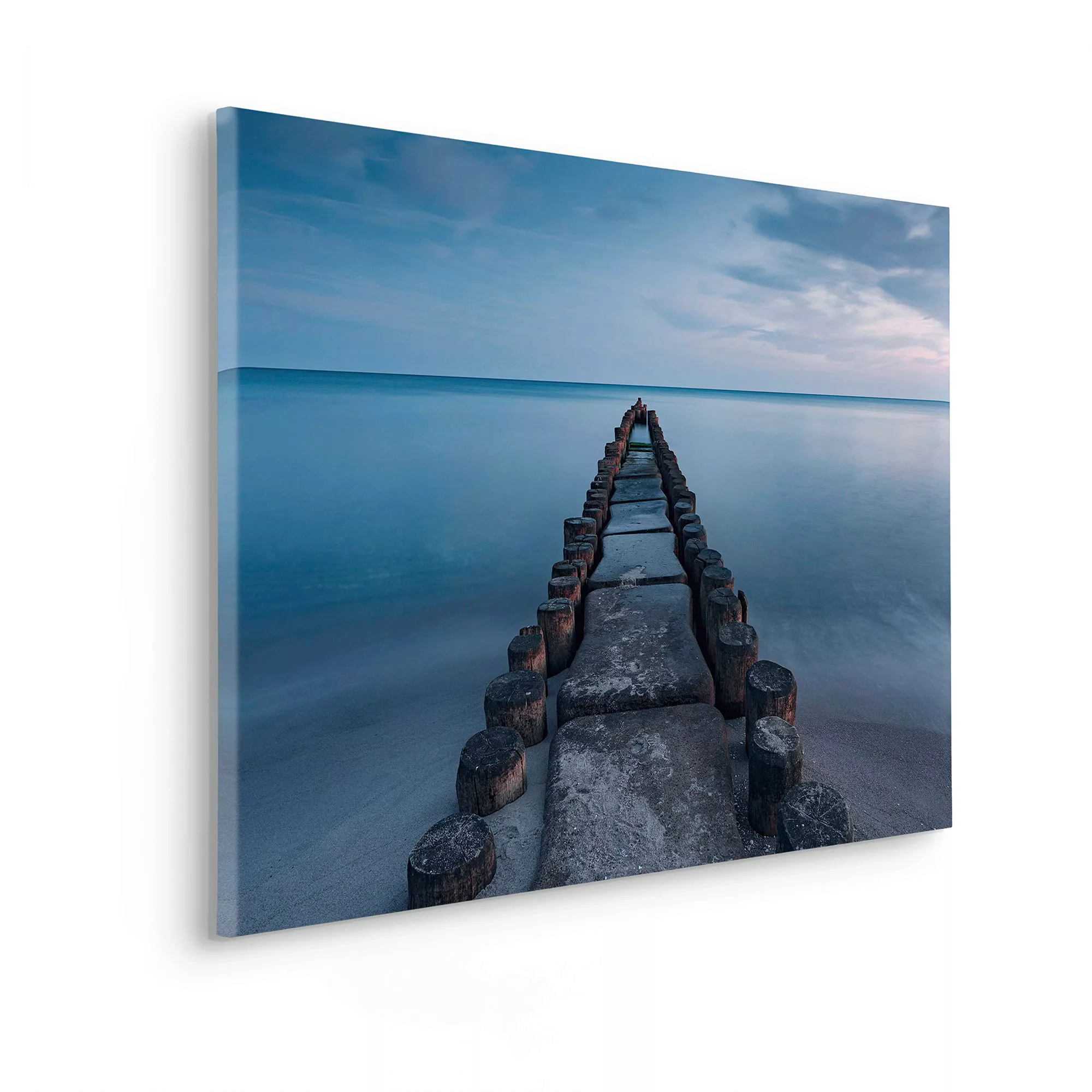 Komar Leinwandbild "Keilrahmenbild - Ostseebad - Größe 90 x 60 cm", Baum-Bl günstig online kaufen