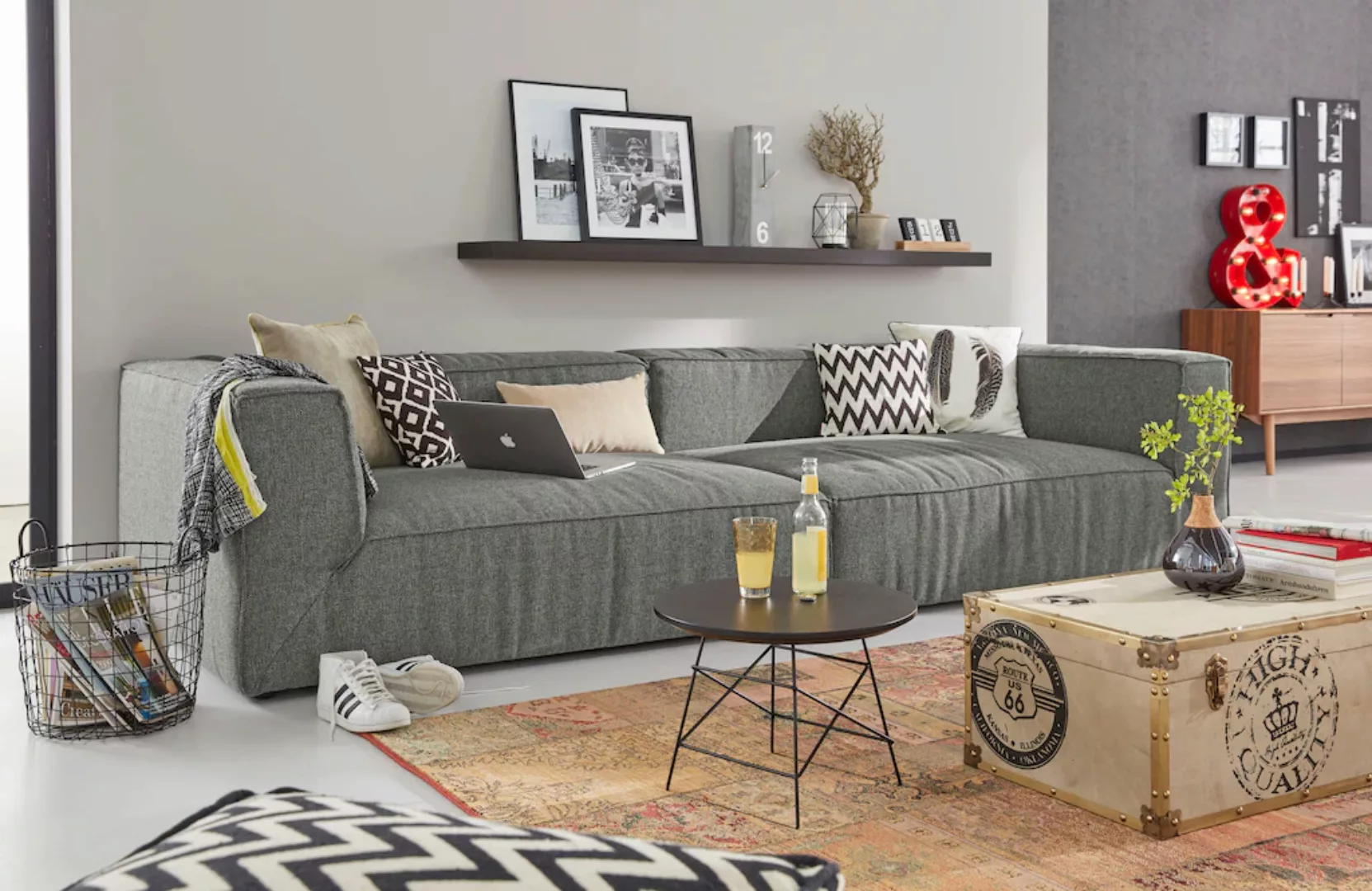 TOM TAILOR HOME Big-Sofa "BIG CUBE" günstig online kaufen