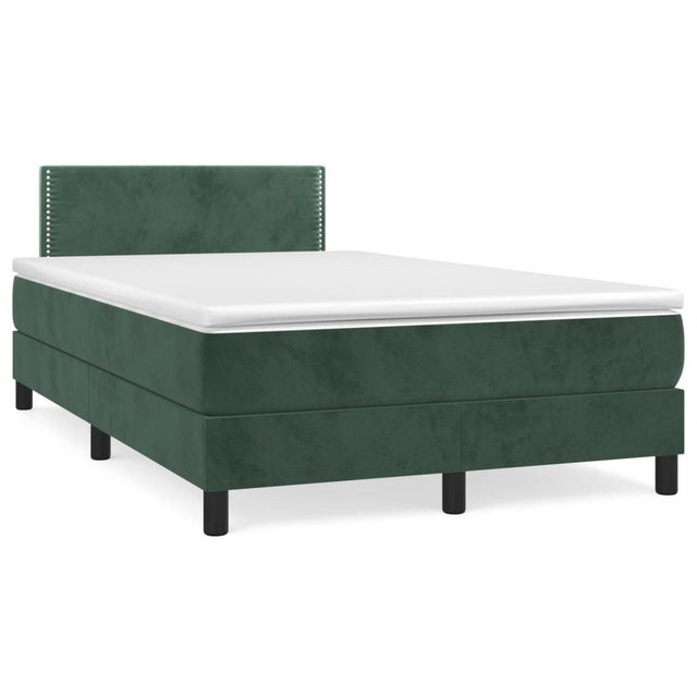 vidaXL Boxspringbett Bett Boxspringbett mit Matratze Samt (120 x 200 cm, Gr günstig online kaufen