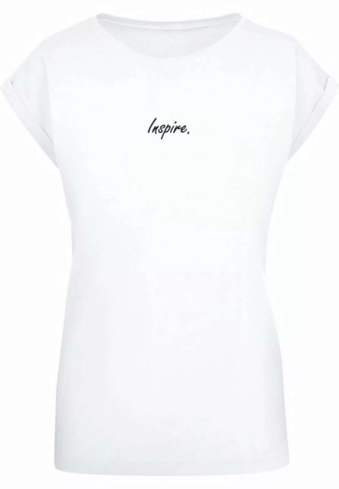 Merchcode T-Shirt Merchcode Damen Ladies Inspire Extended Shoulder Tee (1-t günstig online kaufen