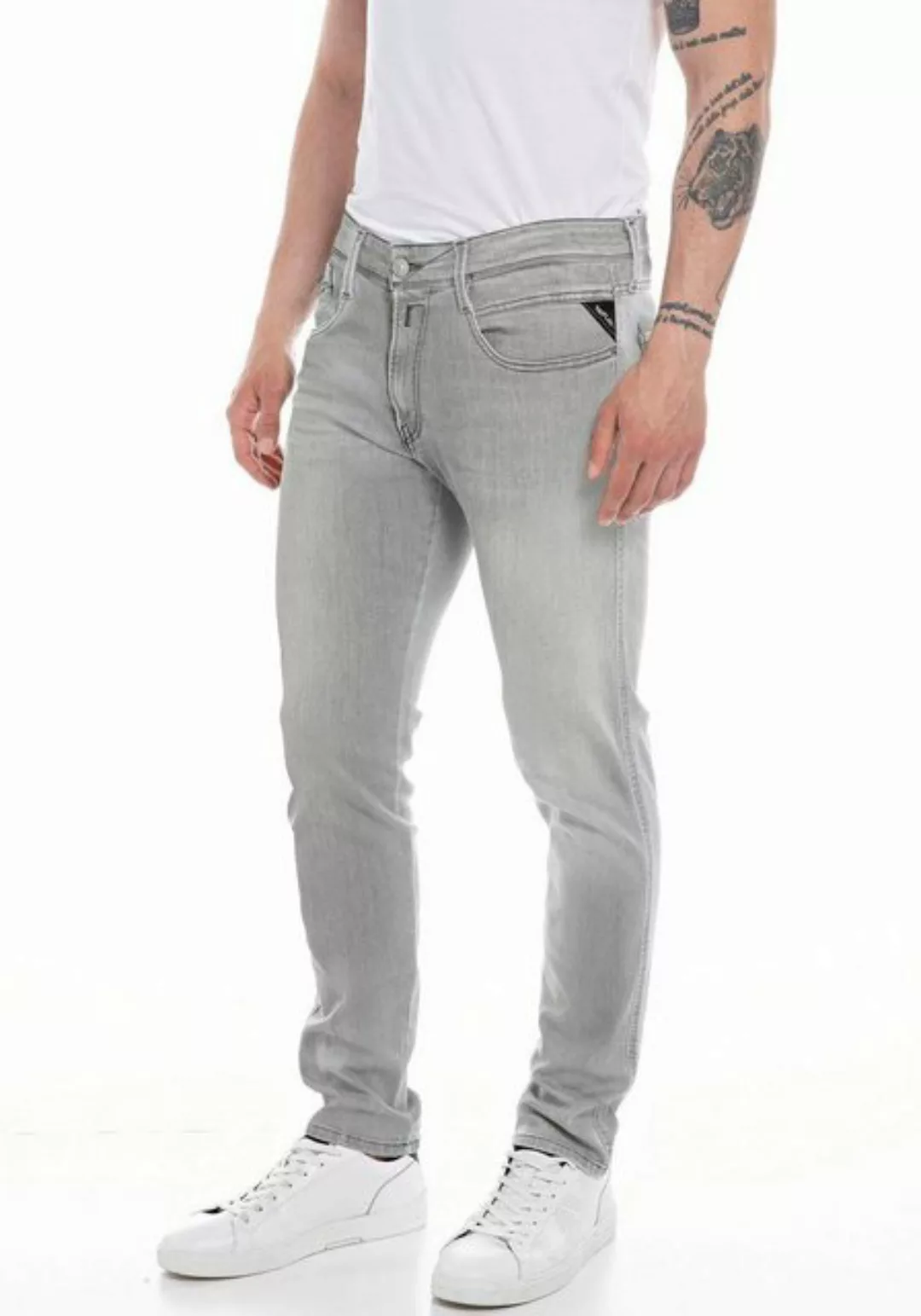 Replay Slim-fit-Jeans ANBASS HYPERFLEX BIO günstig online kaufen