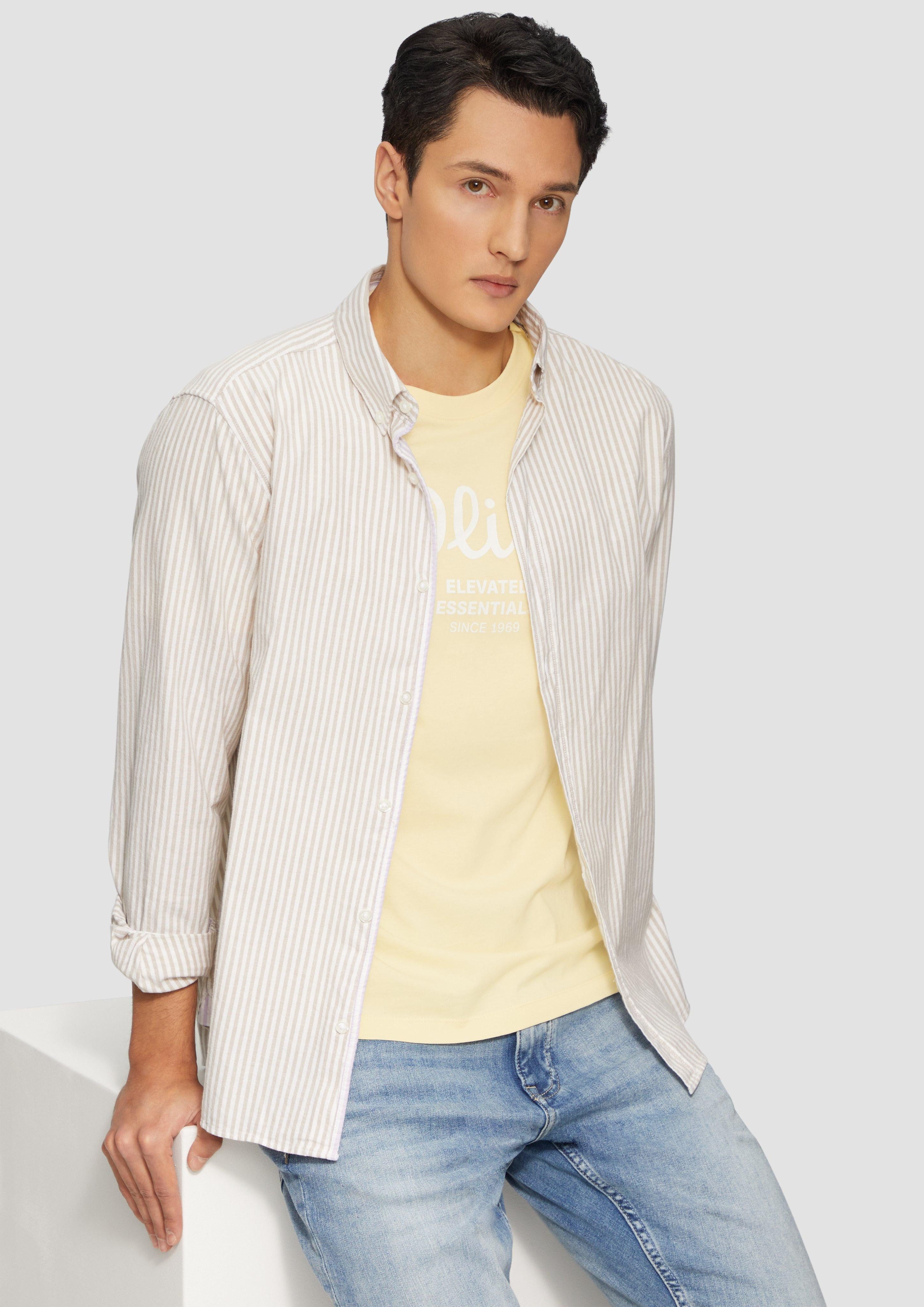 s.Oliver Kurzarmshirt T-Shirt mit Logo-Print Artwork günstig online kaufen