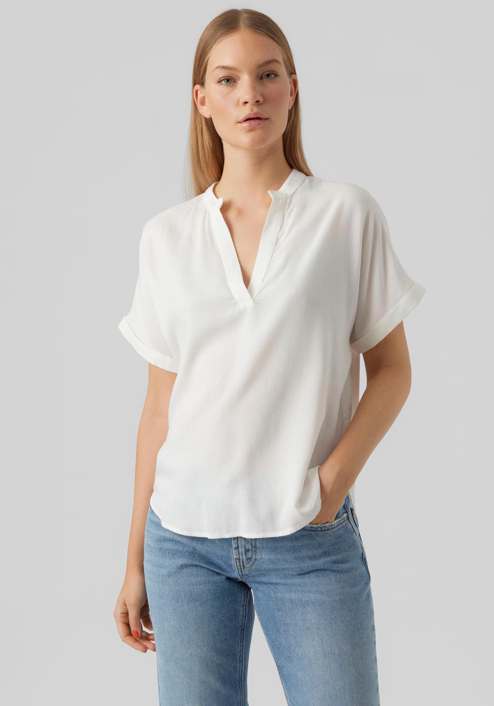 Vero Moda Shirtbluse "VMBEAUTY SS TOP GA NOOS" günstig online kaufen