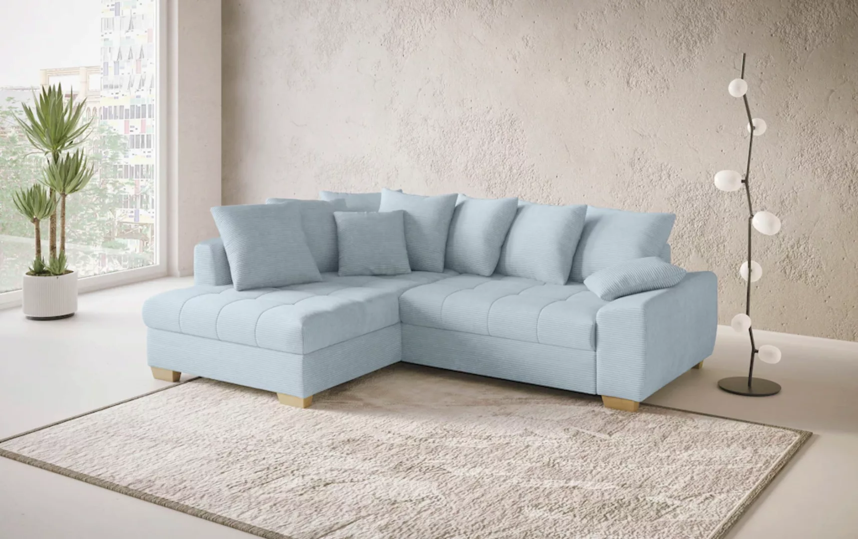 Mr. Couch Ecksofa "Nikita II, L-Form, bis 140kg pro Sitzplatz belastbar", m günstig online kaufen