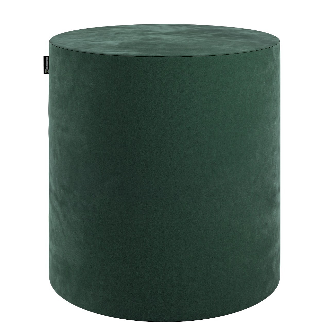 Pouf Barrel, dunkelgrün, ø40 cm x 40 cm, Velvet (704-25) günstig online kaufen
