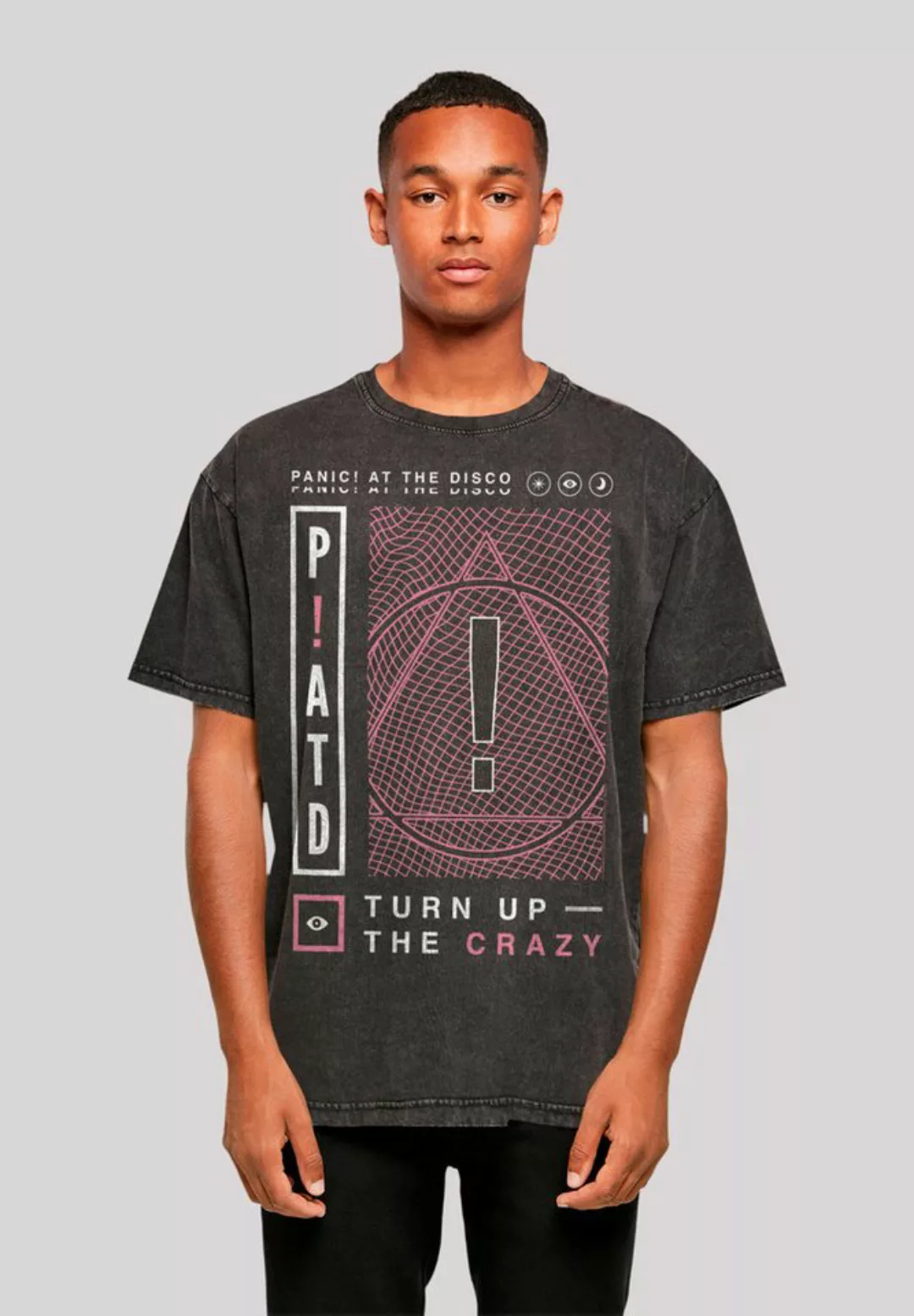 F4NT4STIC T-Shirt Panic At The Disco Turn Up The Crazy Premium Qualität günstig online kaufen