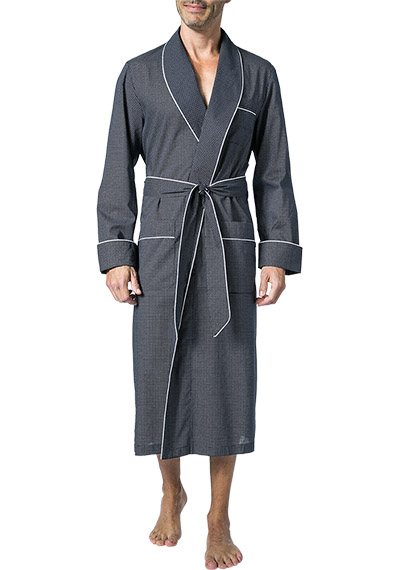 DEREK ROSE Piped Dressing Gown 5505/PLAZ021NAV günstig online kaufen