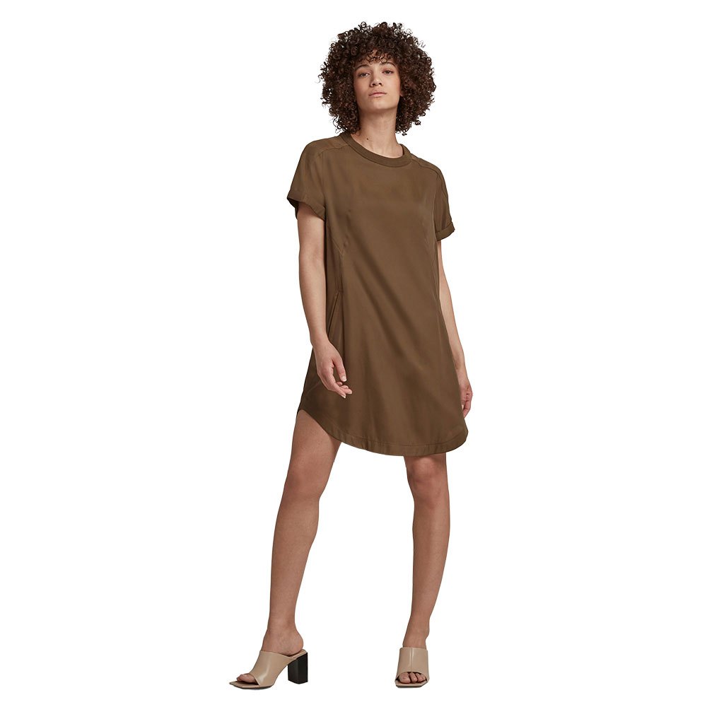 G-star Woven Kurzes Kleid L Dark Olive günstig online kaufen