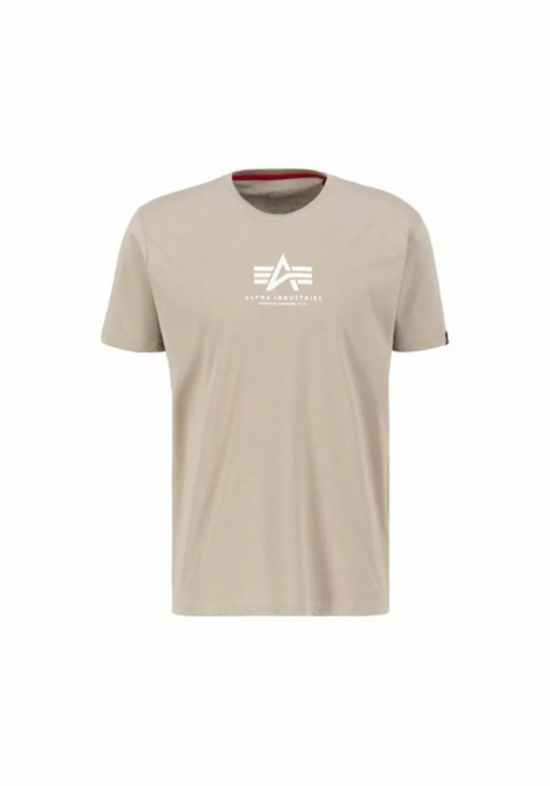 Alpha Industries T-Shirt "Alpha Industries Men - T-Shirts Basic T Mid Logo" günstig online kaufen