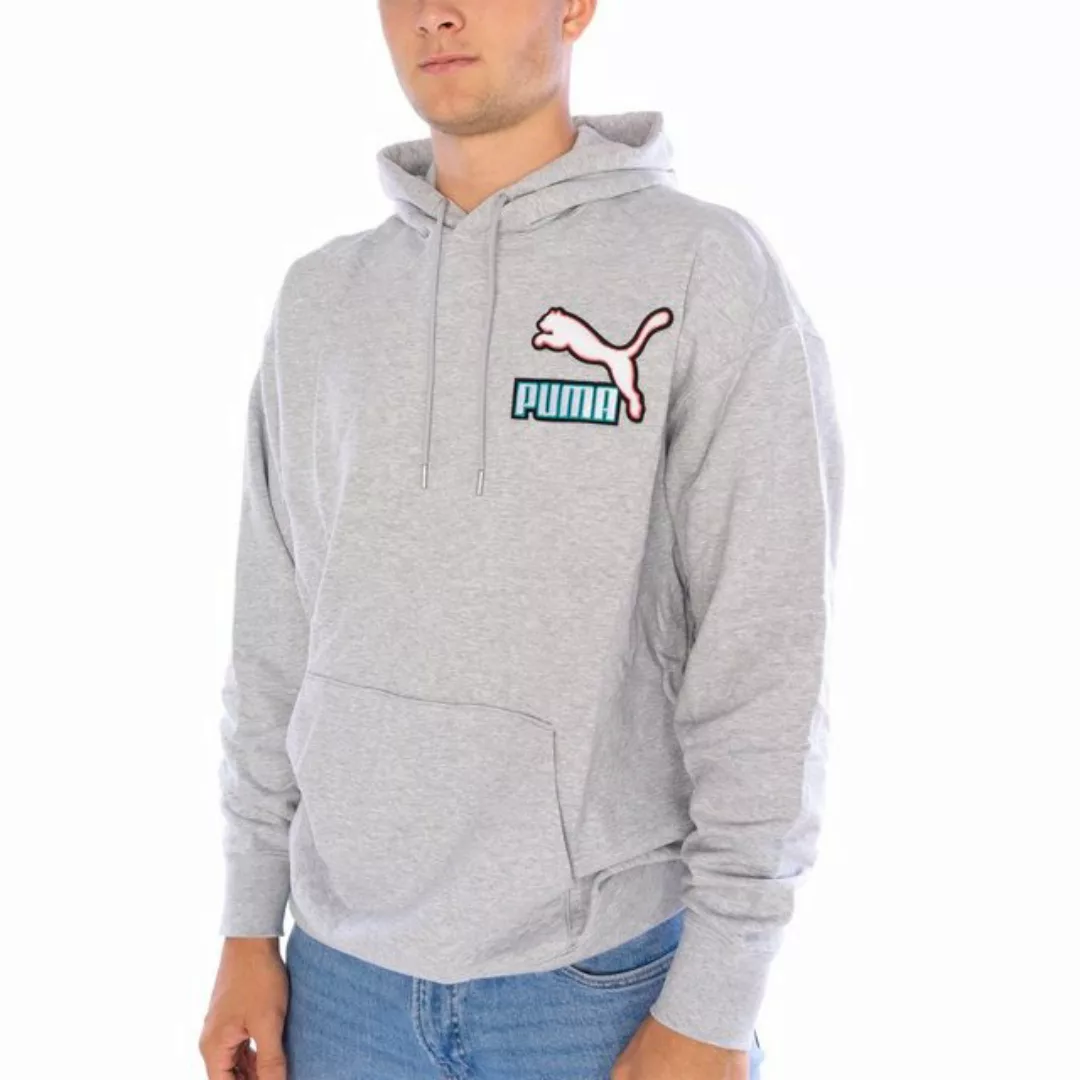 PUMA Hoodie Hoodie Puma Fandom, G S, F lig gre h (1-tlg) Kängurutasche günstig online kaufen