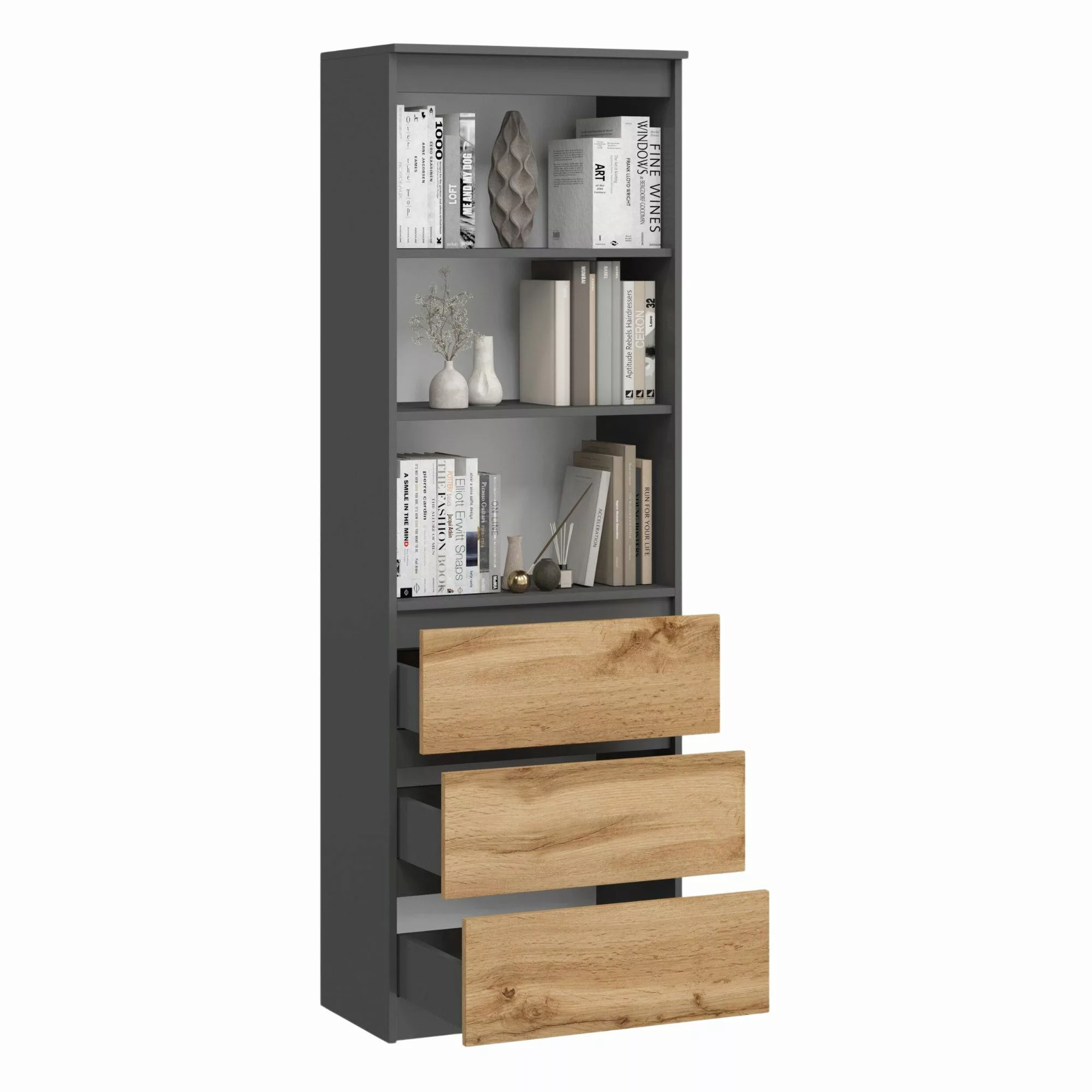 Home Collective Aktenregal mit 3 Schubladen günstig online kaufen