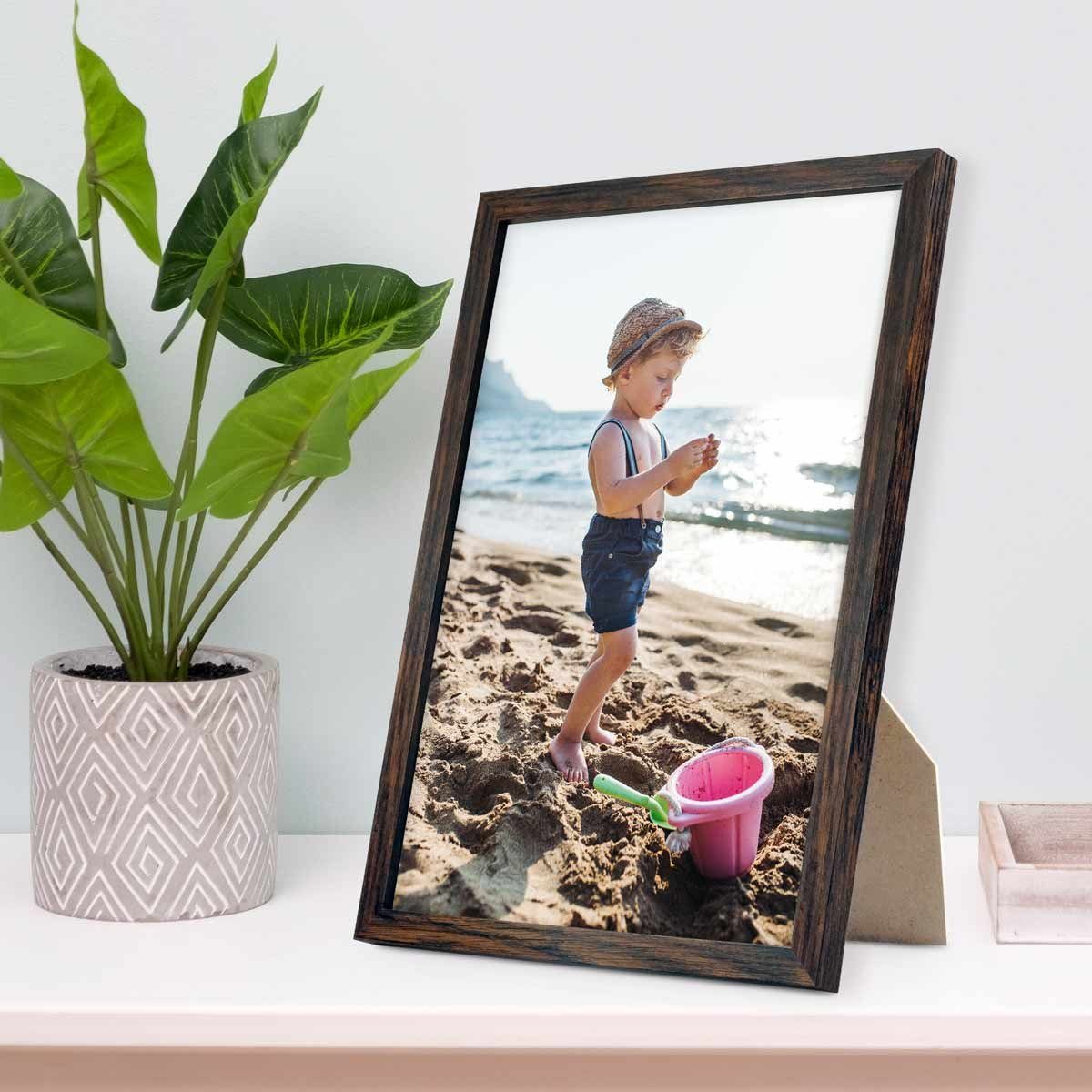 PHOTOLINI Bilderrahmen Poster-Einzelrahmen Modern Schmal günstig online kaufen