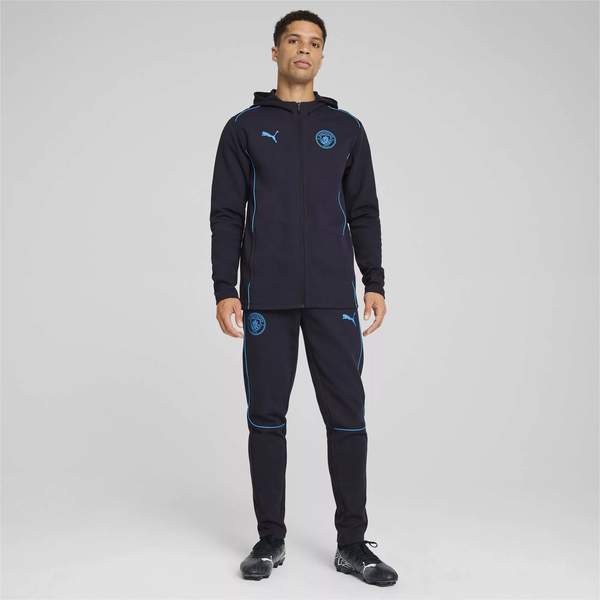 PUMA Trainingsjacke "Manchester City Casuals Kapuzenjacke Herren" günstig online kaufen