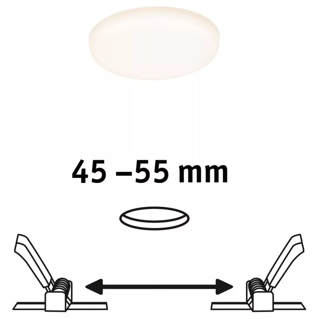 Paulmann LED-Panel Veluna 3.000K rund 7,5cm günstig online kaufen