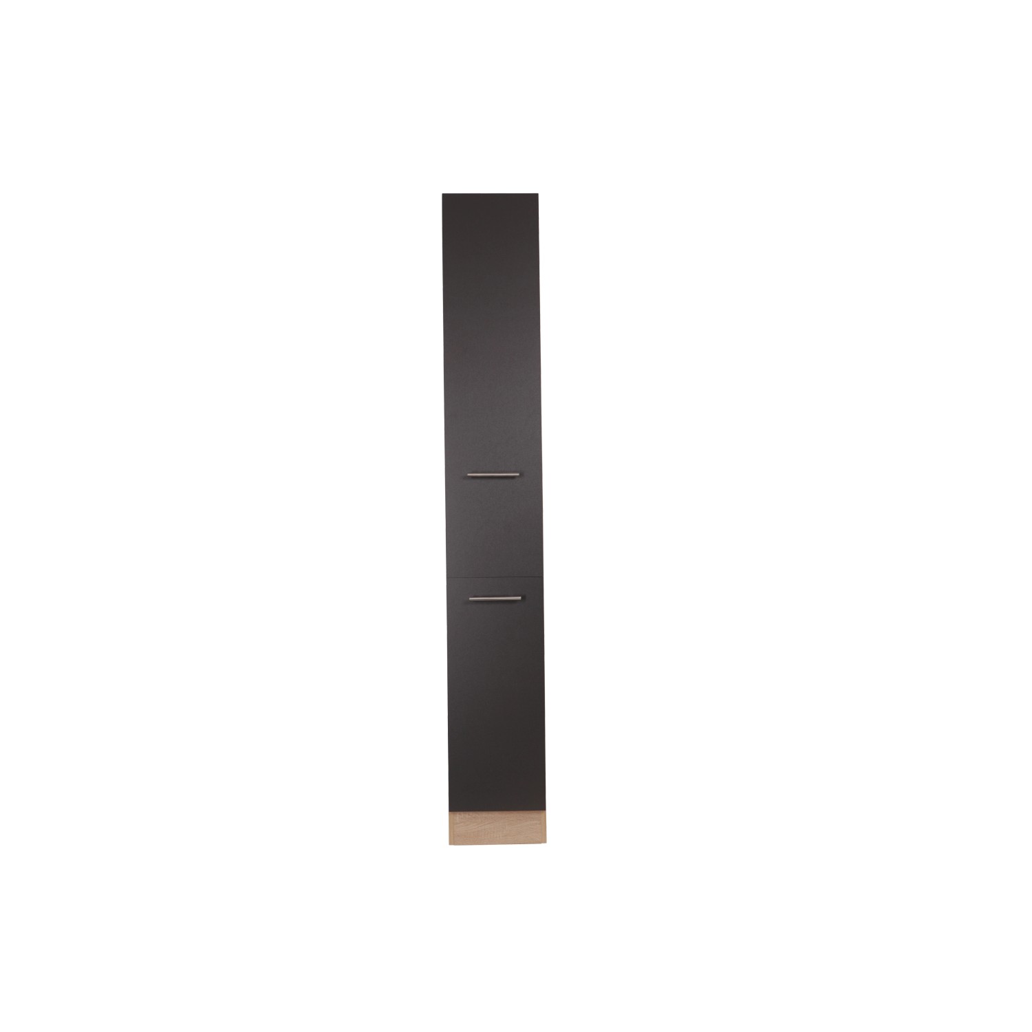 Respekta Apothekerschrank Merle mit 2 Frontauszügen 30 cm Grau günstig online kaufen
