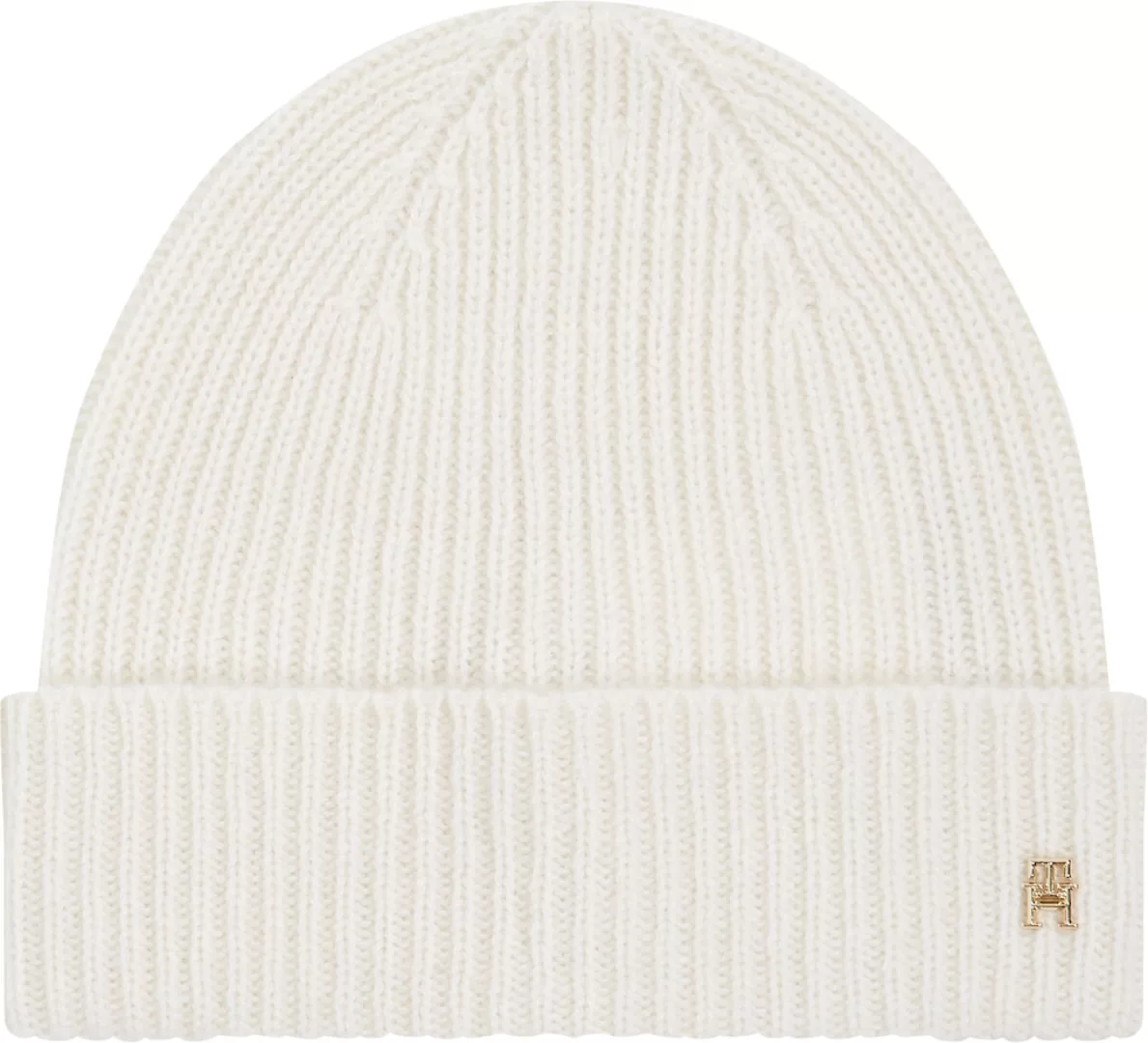 Tommy Hilfiger Strickmütze "CASHMERE CHIC BEANIE", mit Monogramm-Emblem günstig online kaufen