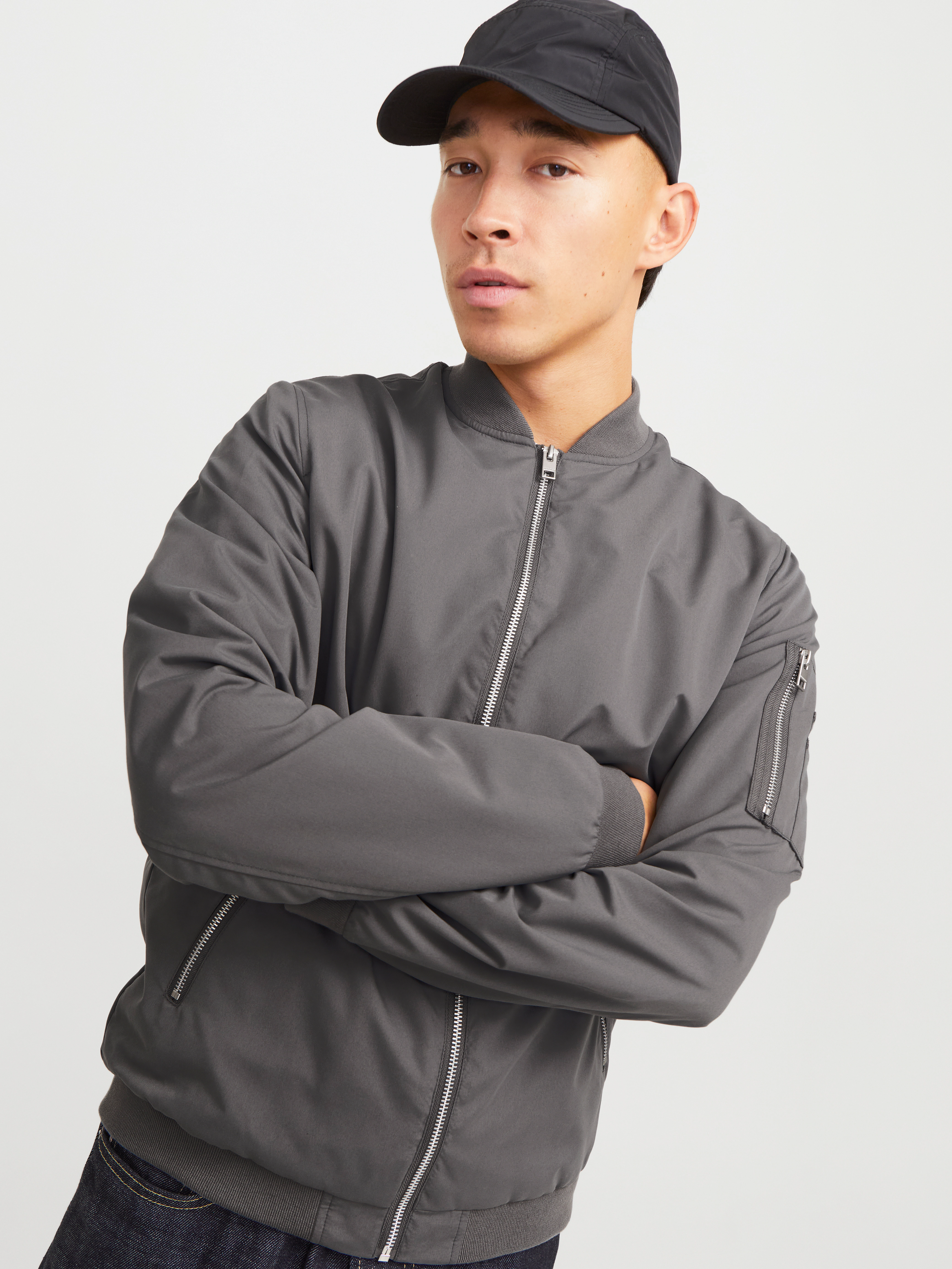 Jack & Jones Blouson "JJERUSH BOMBER NOOS", ohne Kapuze, mit Reißverschluss günstig online kaufen