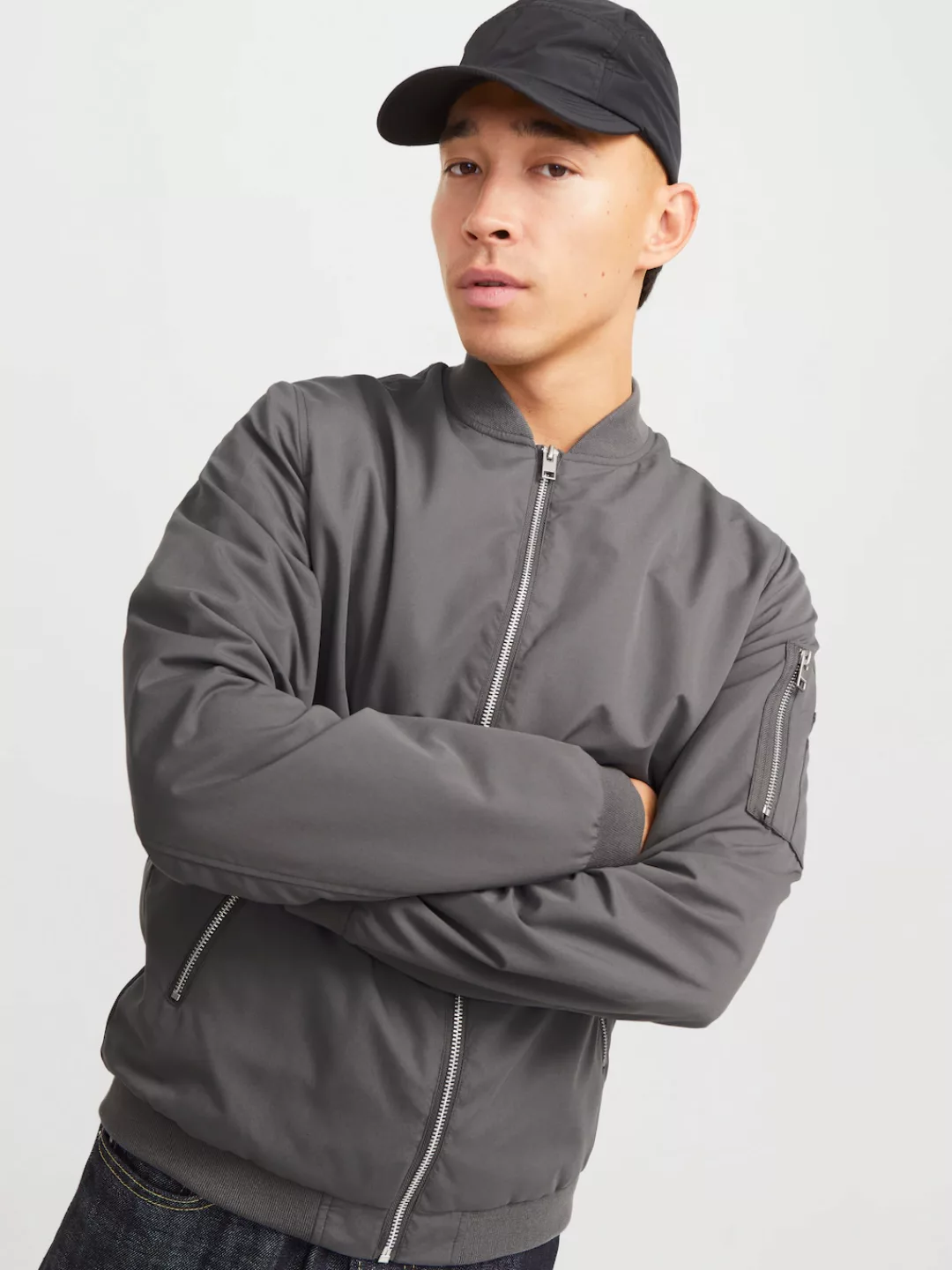 Jack & Jones Blouson "JJERUSH BOMBER NOOS", ohne Kapuze, mit Reißverschluss günstig online kaufen