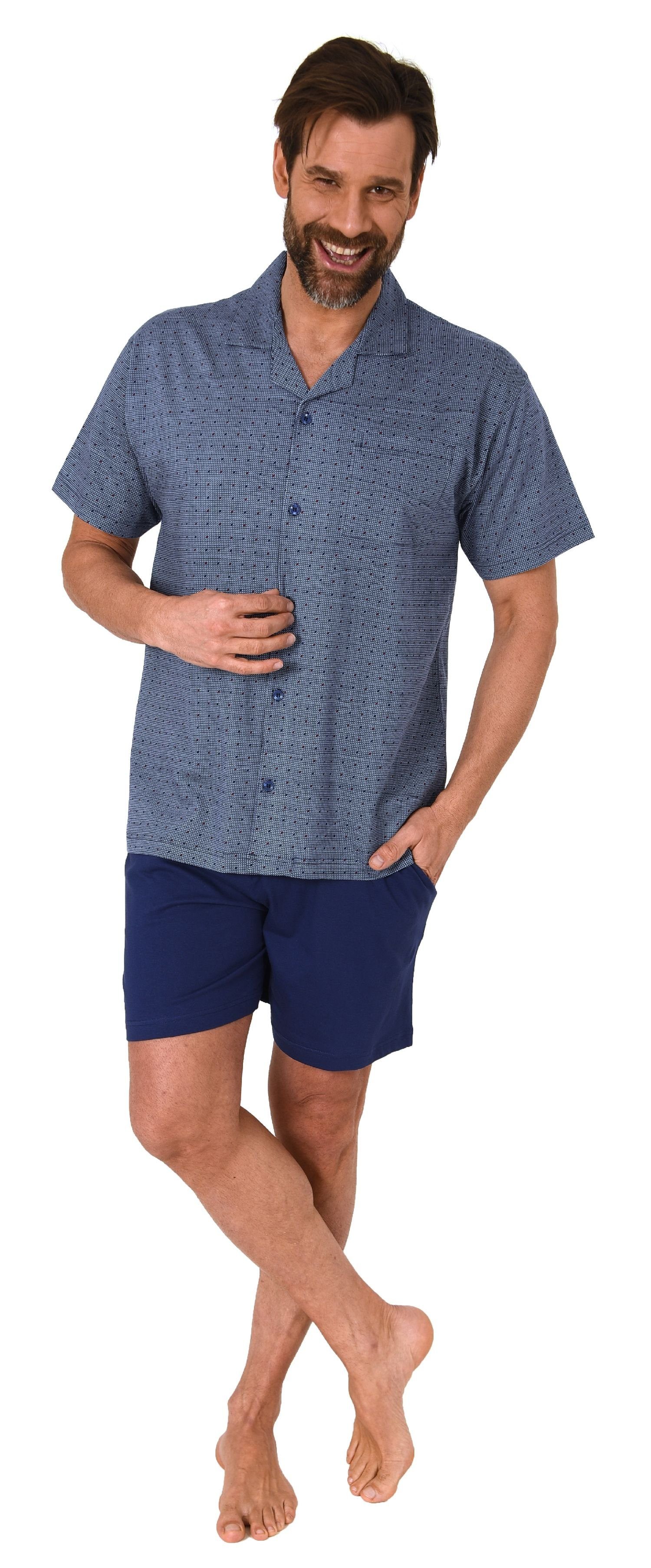 Normann Pyjama Herren kurzarm Schlafanzug Shorty günstig online kaufen