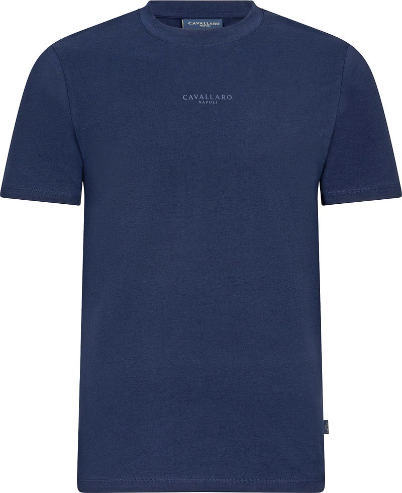 Cavallaro Darione T-Shirt Logo Navy - Größe XXL günstig online kaufen