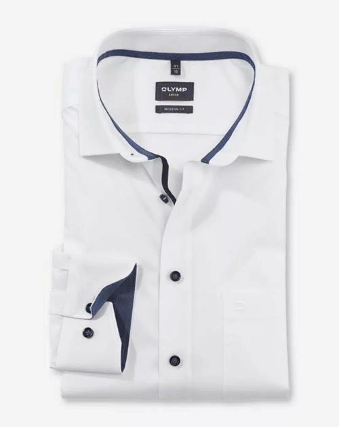OLYMP Businesshemd - Hemd - Langarmhemd - Luxor - modern fit - Global Kent günstig online kaufen
