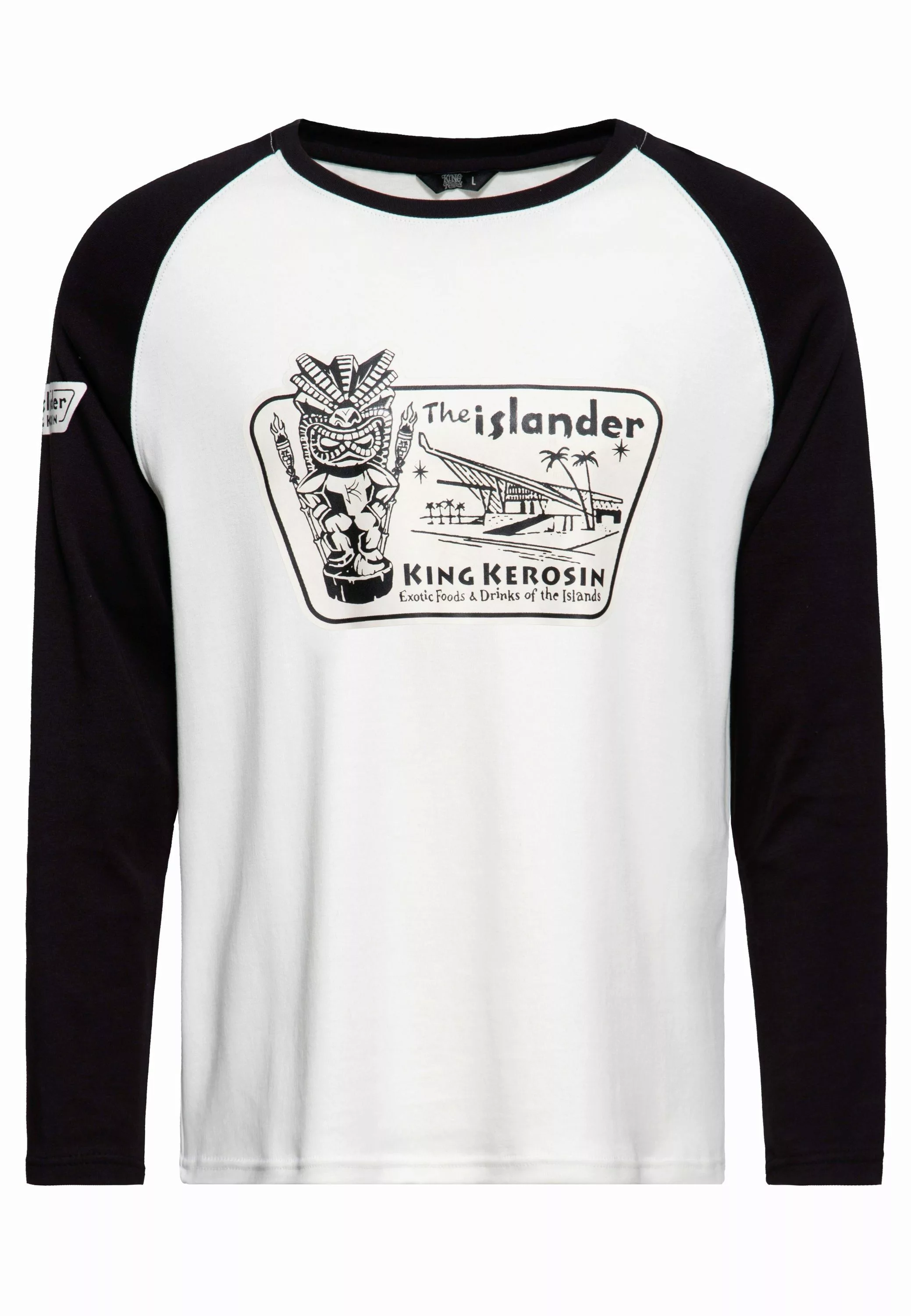 KingKerosin Longsleeve The Islander mit Raglanärmel günstig online kaufen
