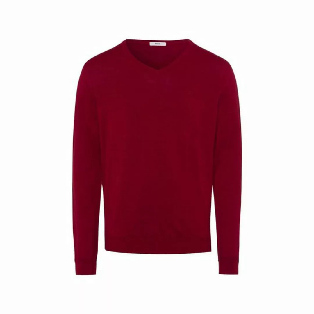 Brax V-Ausschnitt-Pullover uni (1-tlg) günstig online kaufen