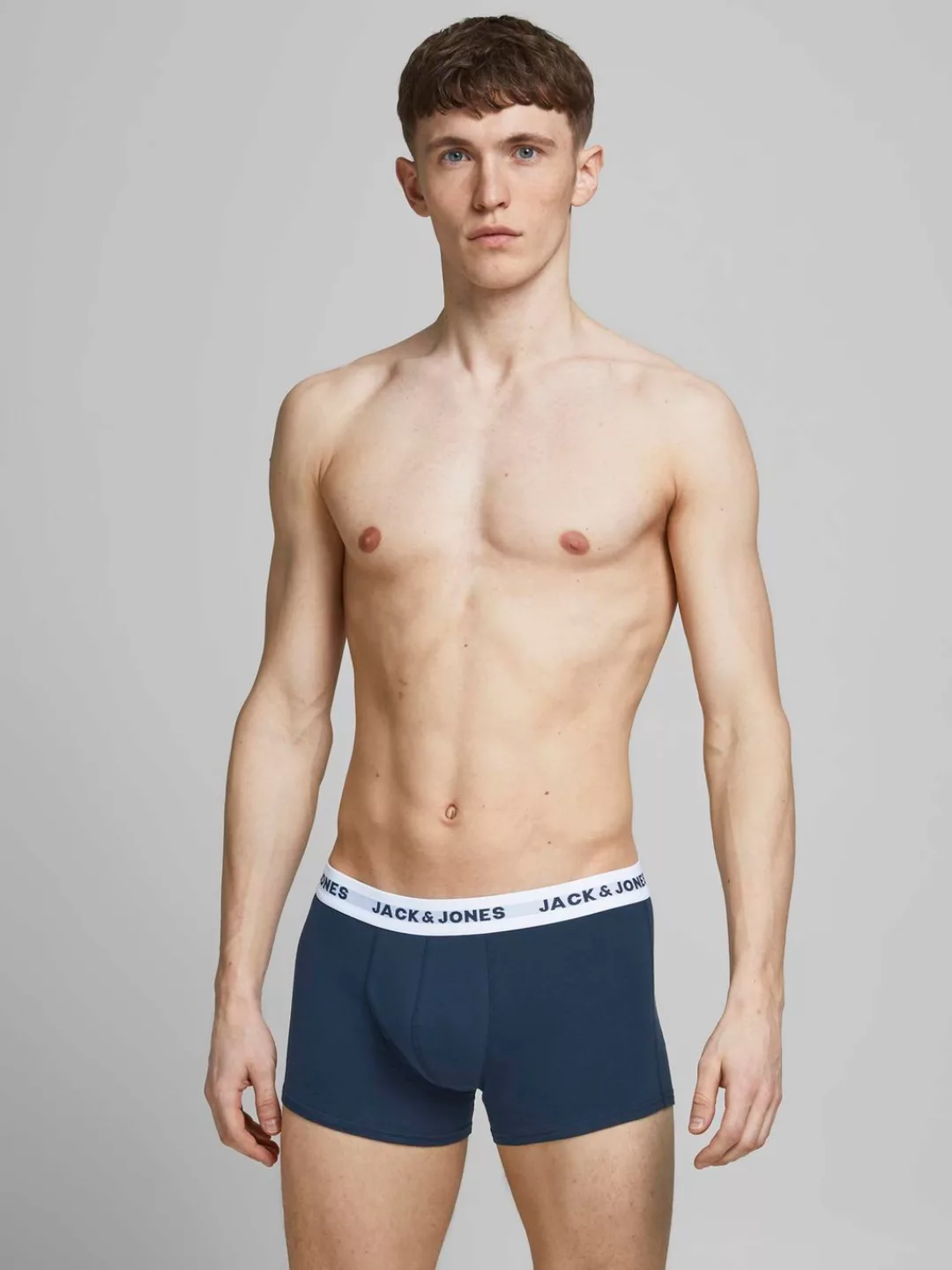 Jack & Jones Boxershorts "Boxershort JACSHADE SOLID TRUNKS 12P 12er Pack" günstig online kaufen