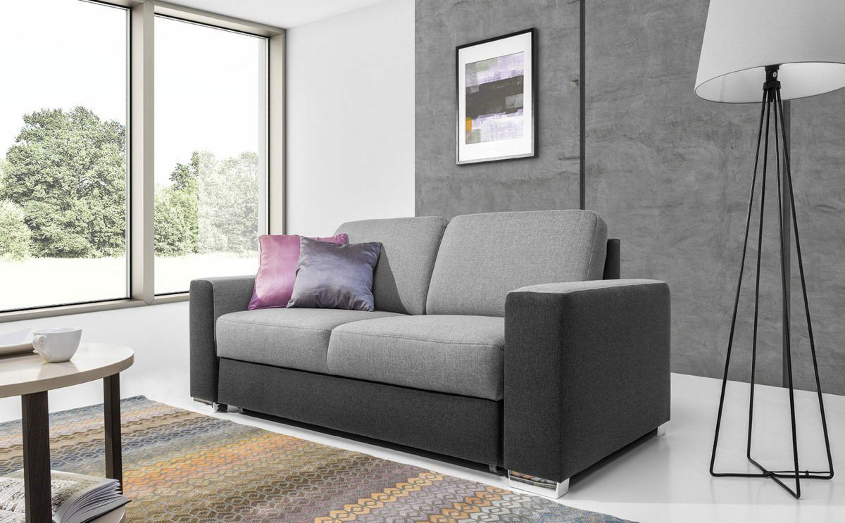 JVmoebel Sofa Moderner Zweifarbiger Zweisitzer Luxus 2-Sitzer Sofa Designer günstig online kaufen