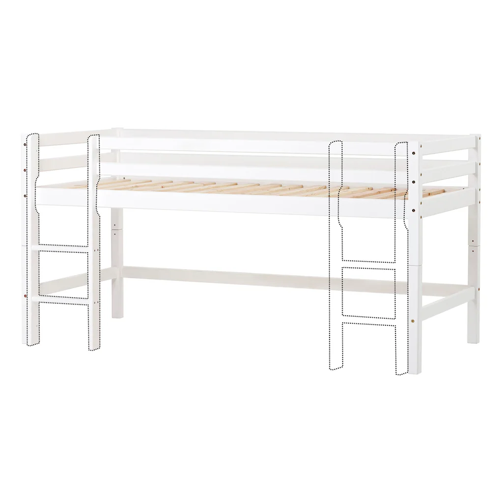 Hoppekids Hochbett "ECO Dream MY COLOR", 90x200, umbaubar in Einzelbett günstig online kaufen