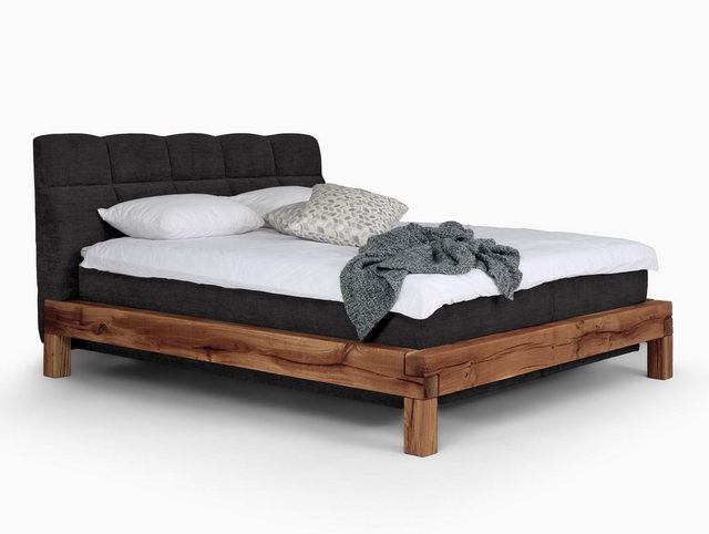 Moebel-Eins Boxspringbett, BAGIRO Balkenbett/Boxspringbett, Material Massiv günstig online kaufen