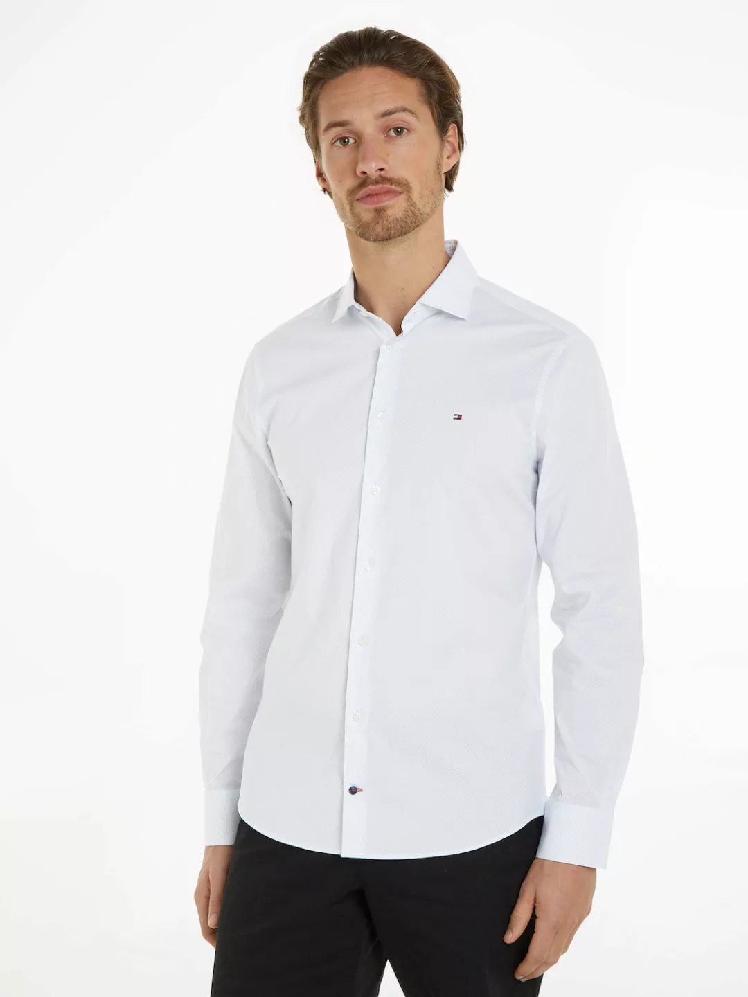 Tommy Hilfiger Businesshemd CL STRETCH MICRO PRINT SF SHIRT günstig online kaufen