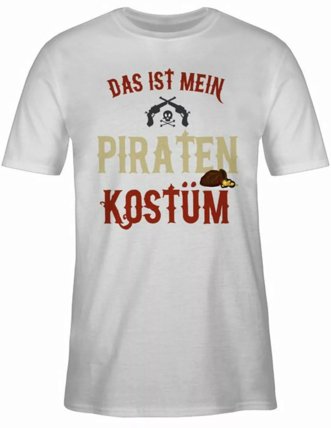 Shirtracer T-Shirt Das ist mein Piraten Kostüm - Pirat verkleidet Piratenko günstig online kaufen