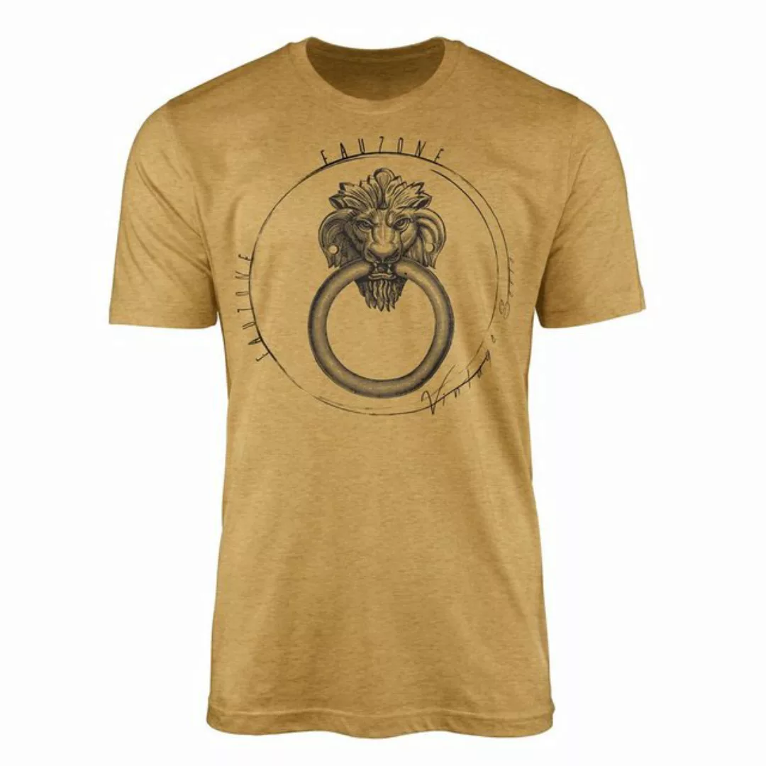 Sinus Art T-Shirt Vintage Herren T-Shirt Türklopfer günstig online kaufen