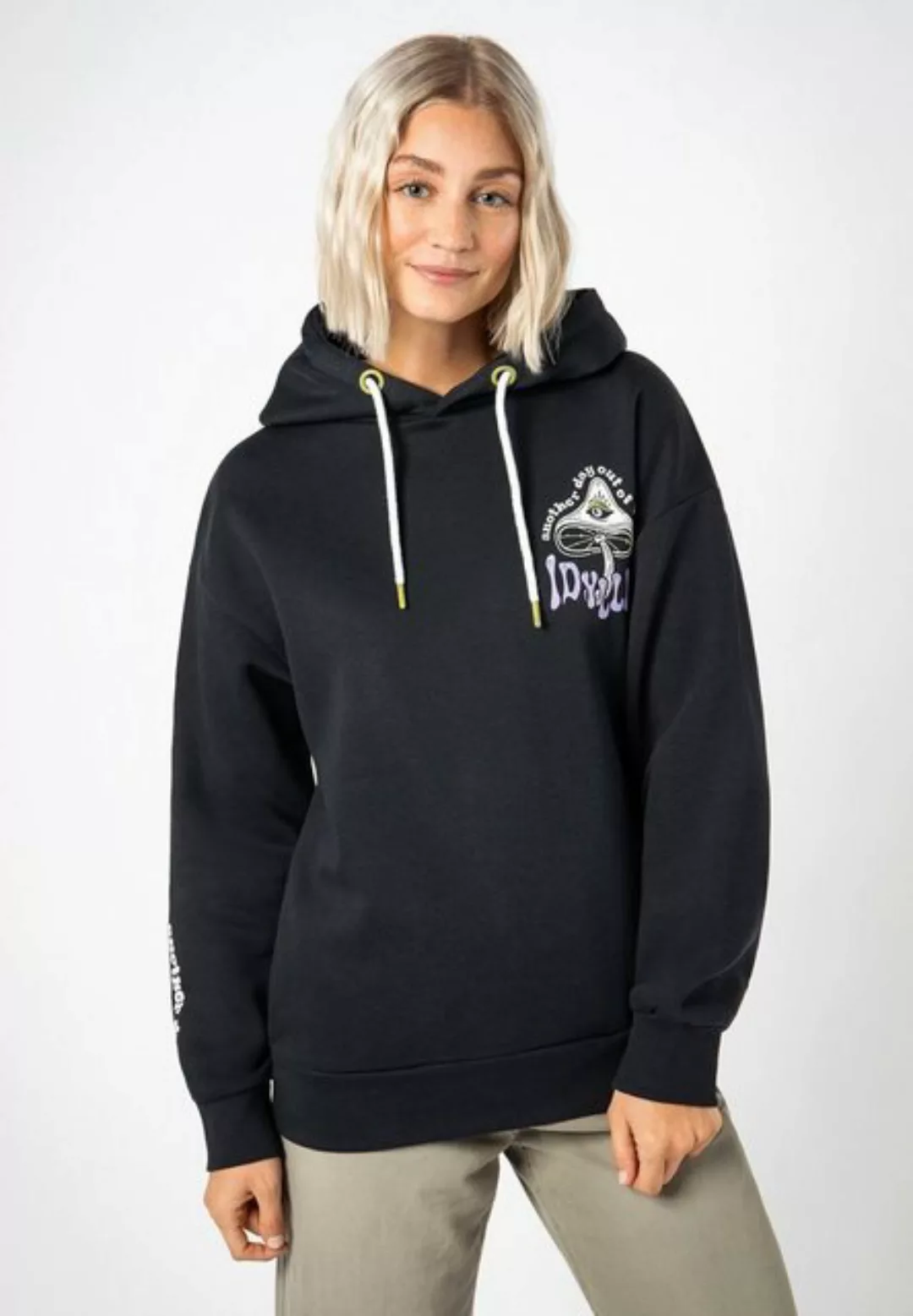 Stitch & Soul Kapuzenpullover Hoodie mit Print hinten günstig online kaufen