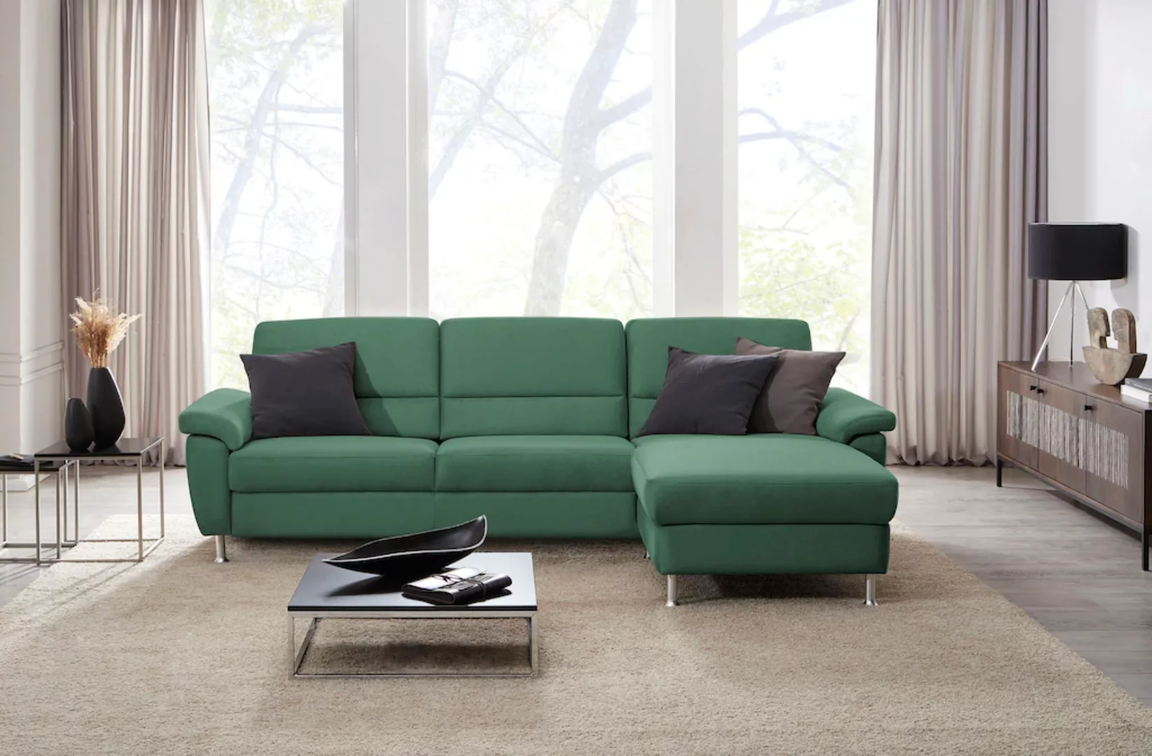 CALIZZA INTERIORS Ecksofa "Onyx L-Form", Recamiere links oder rechts, wahlw günstig online kaufen