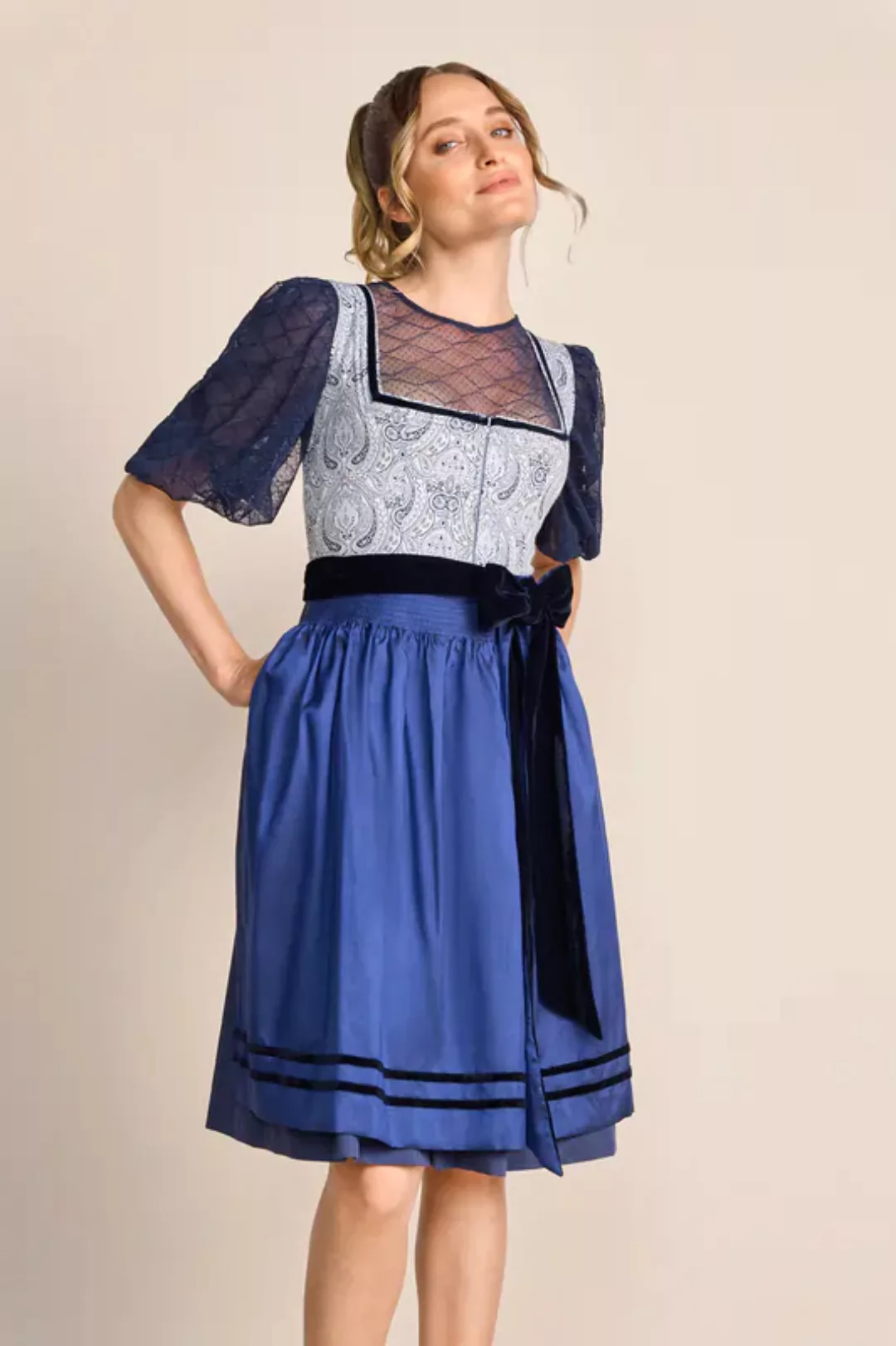 KRÜGER COLLECTION Dirndl Midi-Dirndl günstig online kaufen