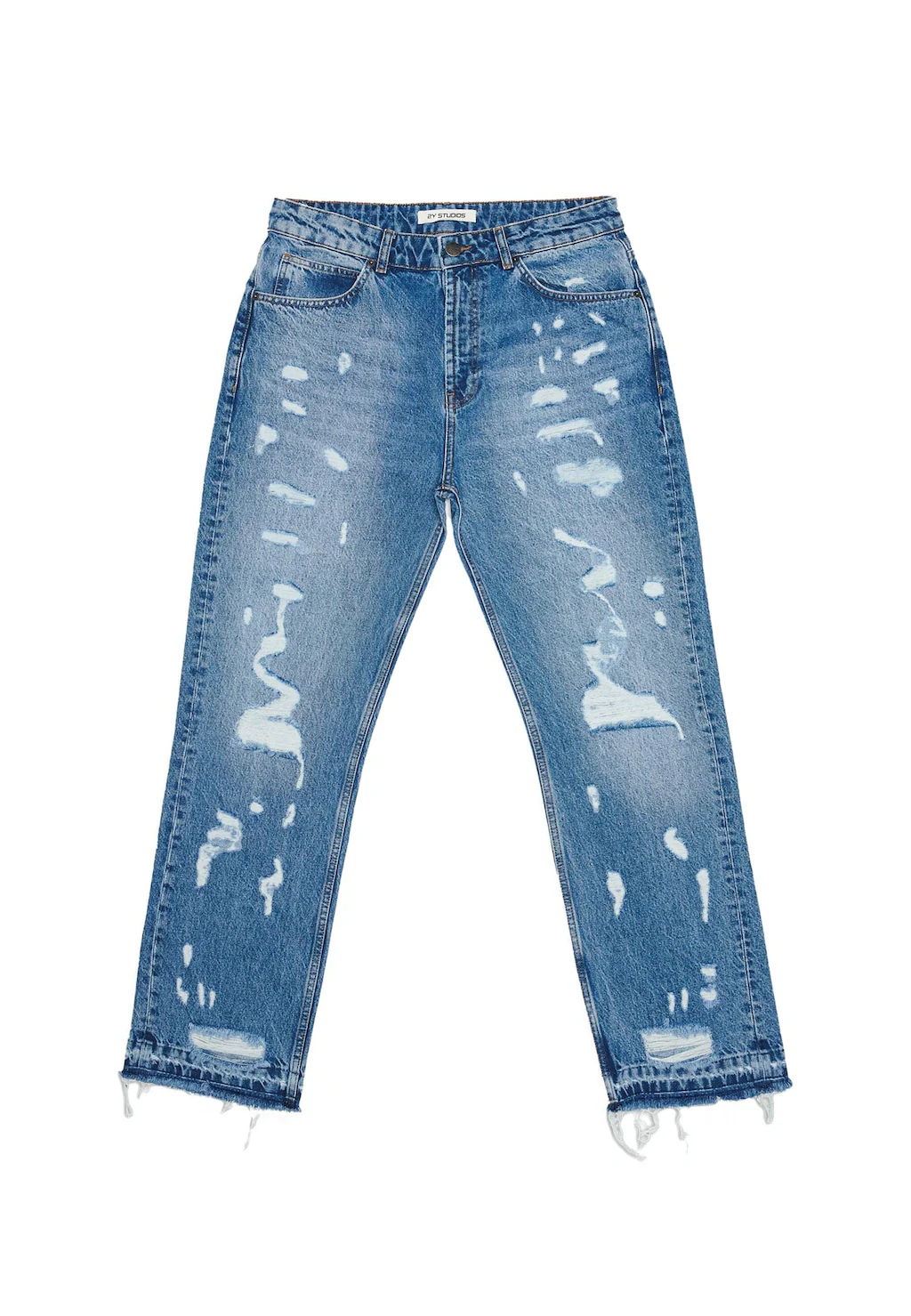 2Y Studios Bequeme Jeans "2Y Studios 2Y Firio Destroyed Straight Jeans" günstig online kaufen