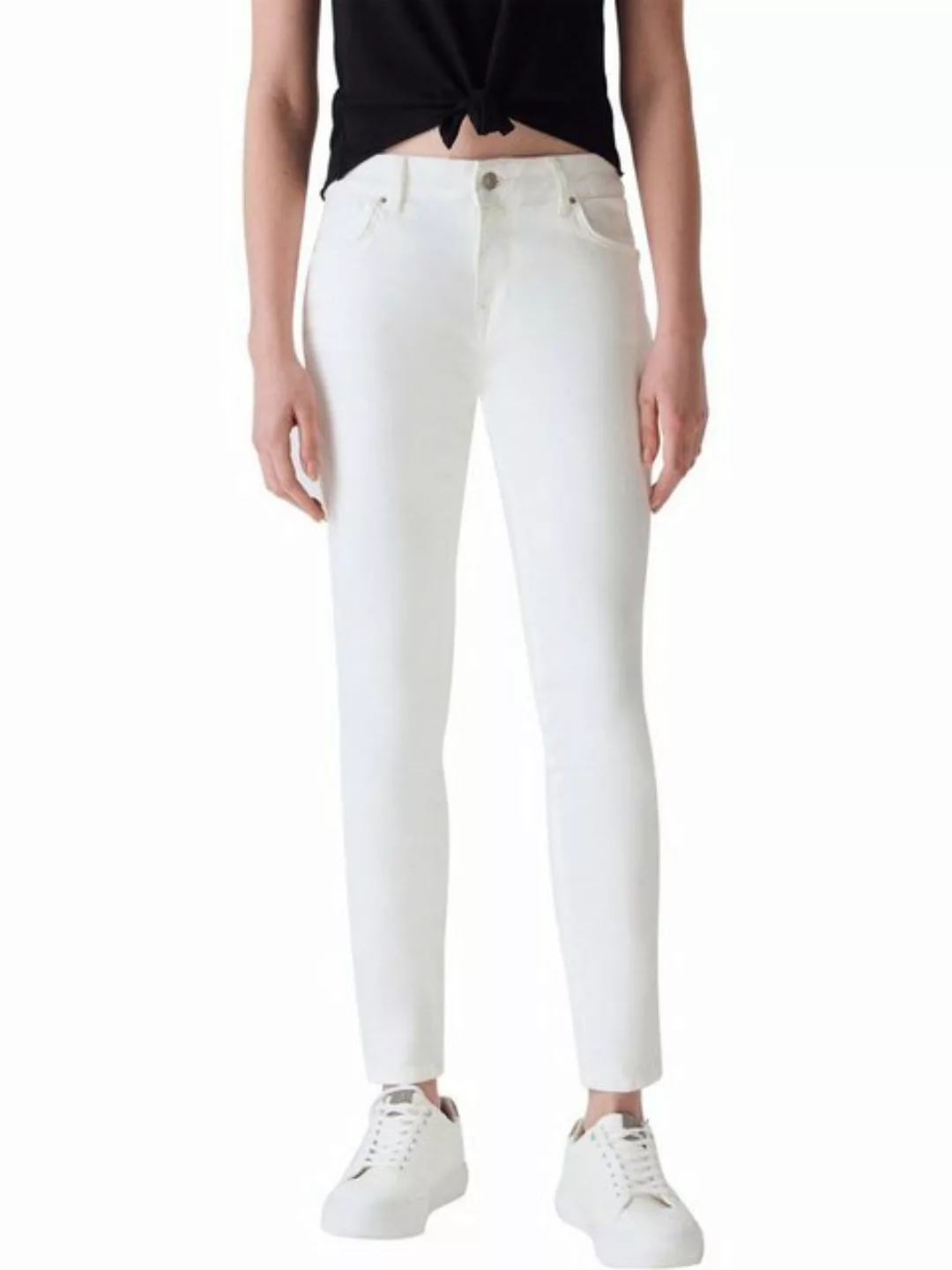 LTB Damen Jeans Nicole Skinny Fit - Weiß - Off White Wash günstig online kaufen