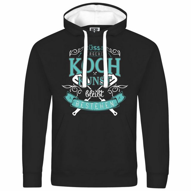 deinshirt Kapuzenpullover Herren Kapuzenpullover Küsse vergehen Kochkunst b günstig online kaufen