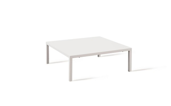 Niedriger Loungetisch Quatris 60x60x30 cm weiß günstig online kaufen