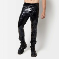 Schwarze Fetish-Leggins günstig online kaufen