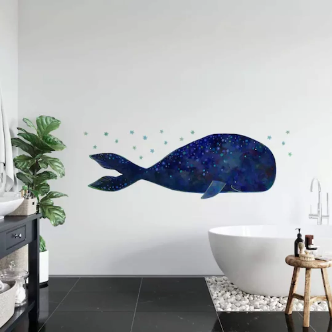 Wall-Art Wandtattoo »Märchenhaft Der Walfisch«, (1 St.), selbstklebend, ent günstig online kaufen